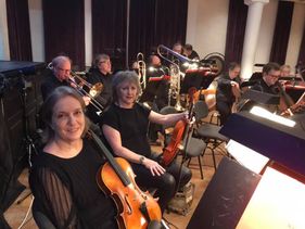 Noen av musikerene i Kristiansund Symfoniorkester
